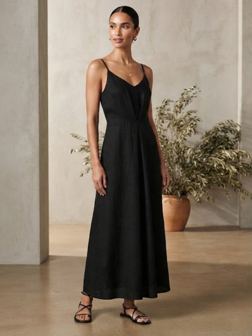 H&M Black Formal Maxi Dress